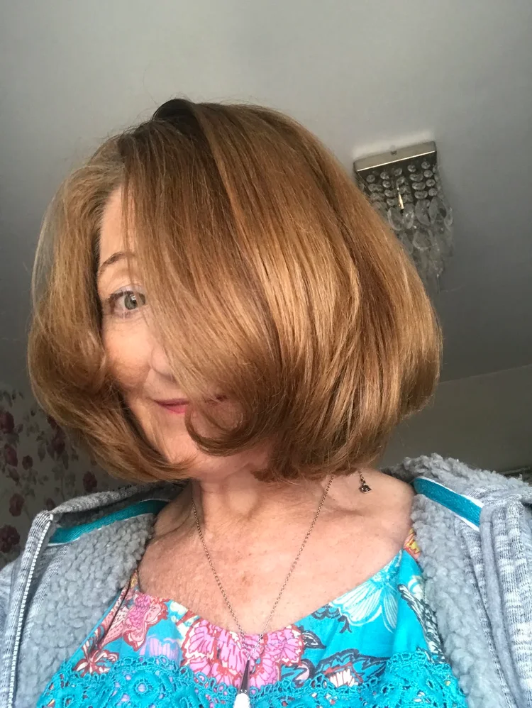 Amanda Sweeting's finished haircut, shared with her Google review